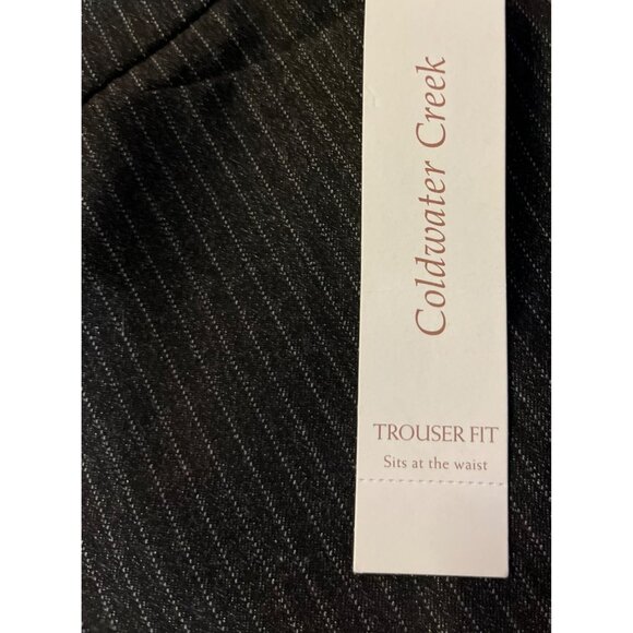 Coldwater Creek Pinstripe Trouser Fit Bootcut Pants 10P Petite NEW - Picture 16 of 16